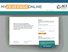 Tablet Screenshot of myleverageonline.com